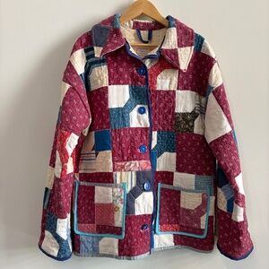 Handmade Upcycled Quilt Chore Coat